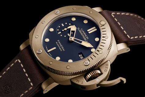 panerai luminor submersible 1950 3 days automatic bronzo